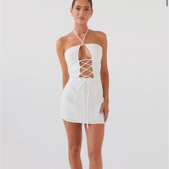 Peppermayo | Dresses | Nwt Peppermayo Island Echoes Linen Mini Dress Size 6  | Poshmark